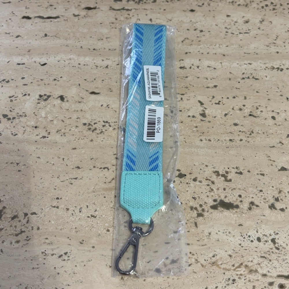 Lug Sashay Matte Luxe VL Wristlet Strap Aquamarine New